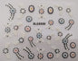 Nail Art Sticker dotting all around