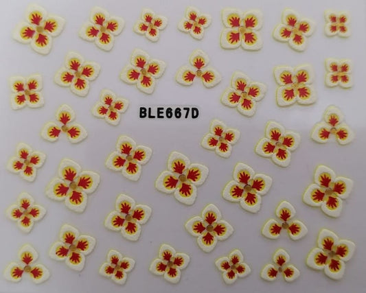 Nail Art Sticker Hawaiian Fever