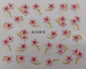 Nail Art Sticker pink flowers