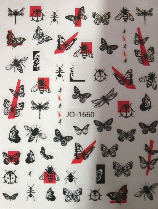 Valentine’s Nail Art Sticker JO-1660