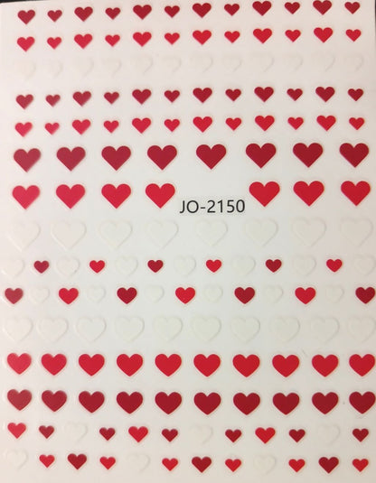 Valentine’s Nail Art Sticker JO-2150