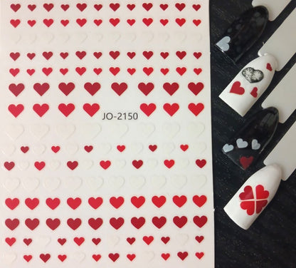 Valentine’s Nail Art Sticker JO-2150