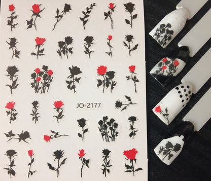 Valentine’s Nail Art Sticker JO-2177