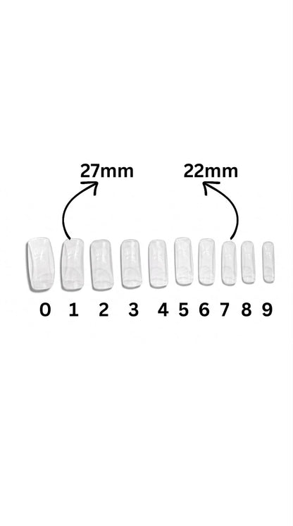 Tips Not Cut Out Clear 500’s