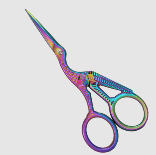 Stork Scissors in oilslick
