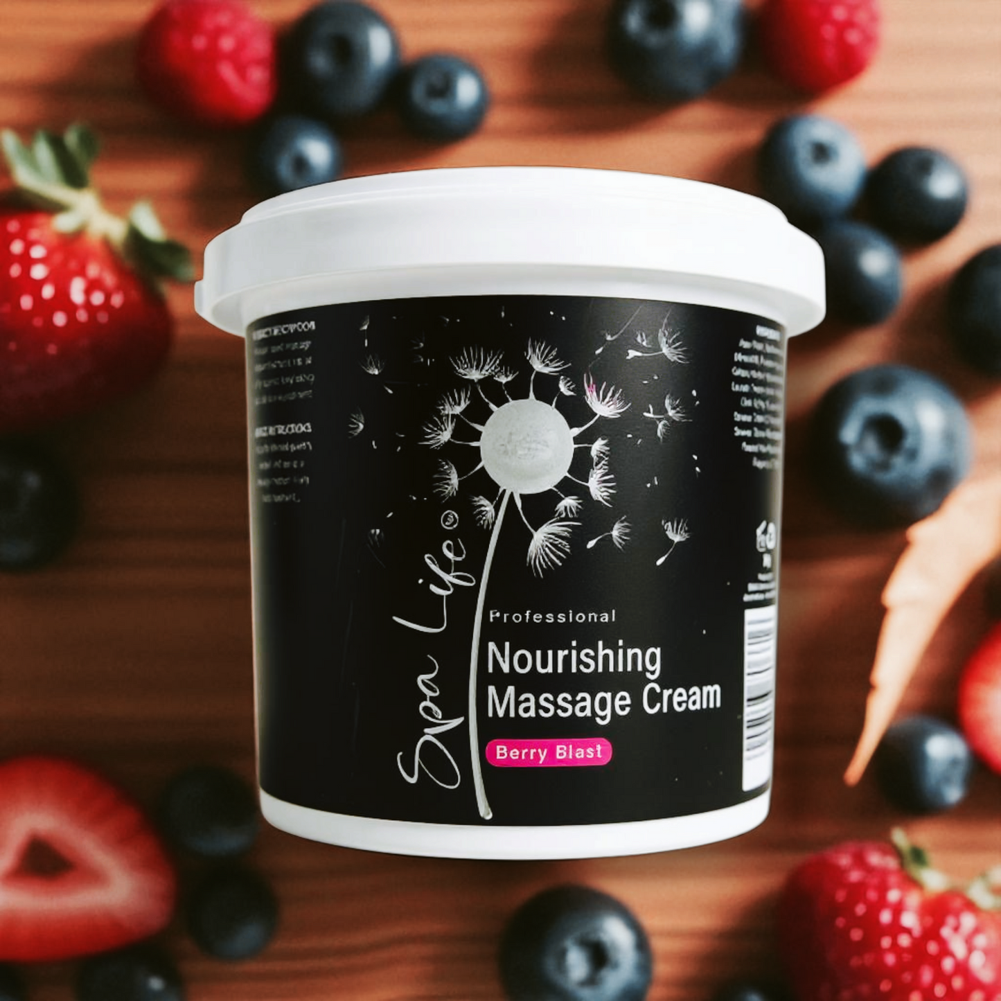 Spa Life Nourishing Massage Cream Berry Blast 1kg