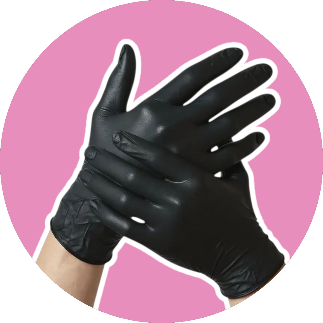Nitrile Gloves Black Small 100’s