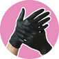 Nitrile Gloves Black Small 100’s