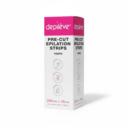 Depileve Pre-cut Epilation Body Strips 100pc
