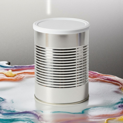 Empty Wax Tin Silver 800g