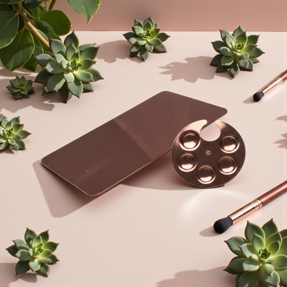 Rose Gold Mixing Palette 2pcs