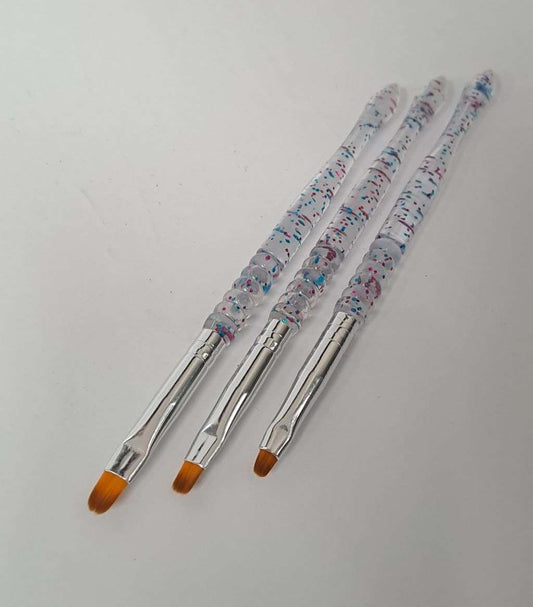 Pink & Blue Dots Brush Set 3’s