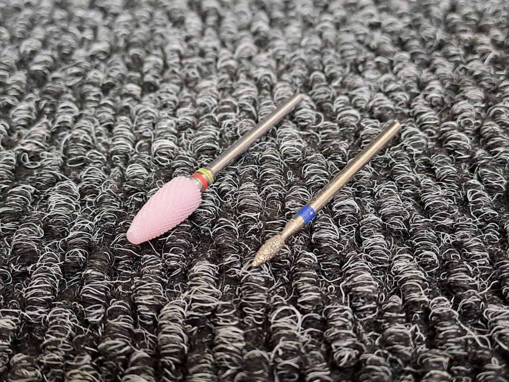 Drill Bits Pink Cone + Cuticle Bit Combo