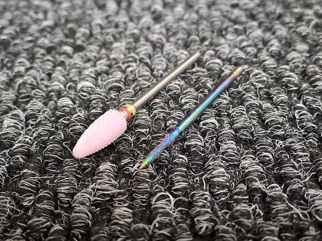 Drill Bits Pink Cone + Cuticle Bit Combo