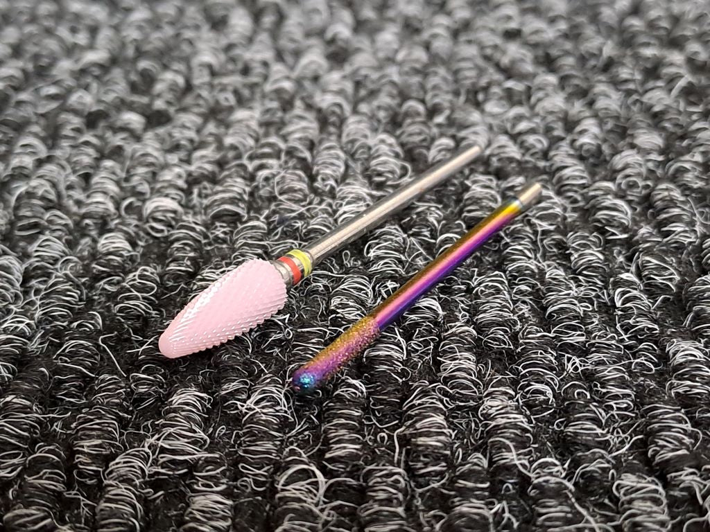 Drill Bits Pink Cone + Cuticle Bit Combo