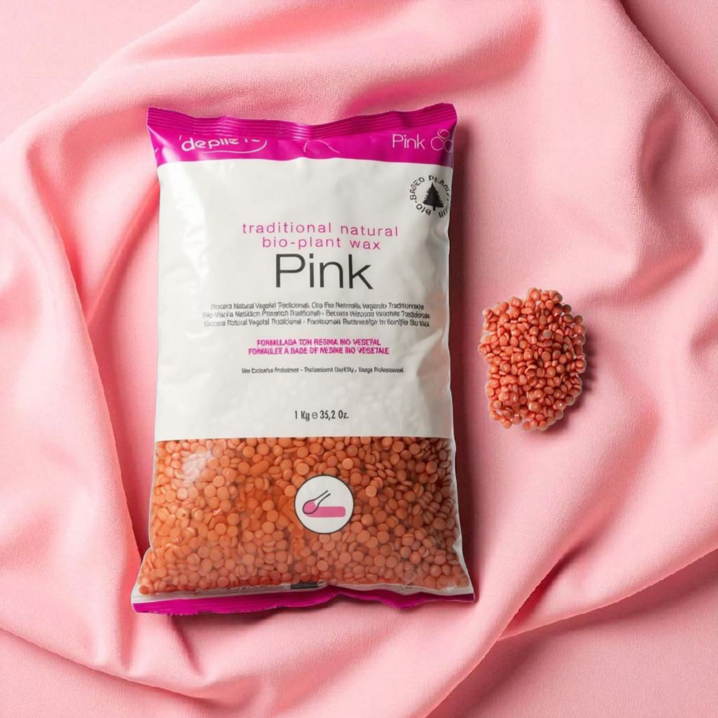 Depileve Pink Rose Hot Wax 1kg (Pellets)