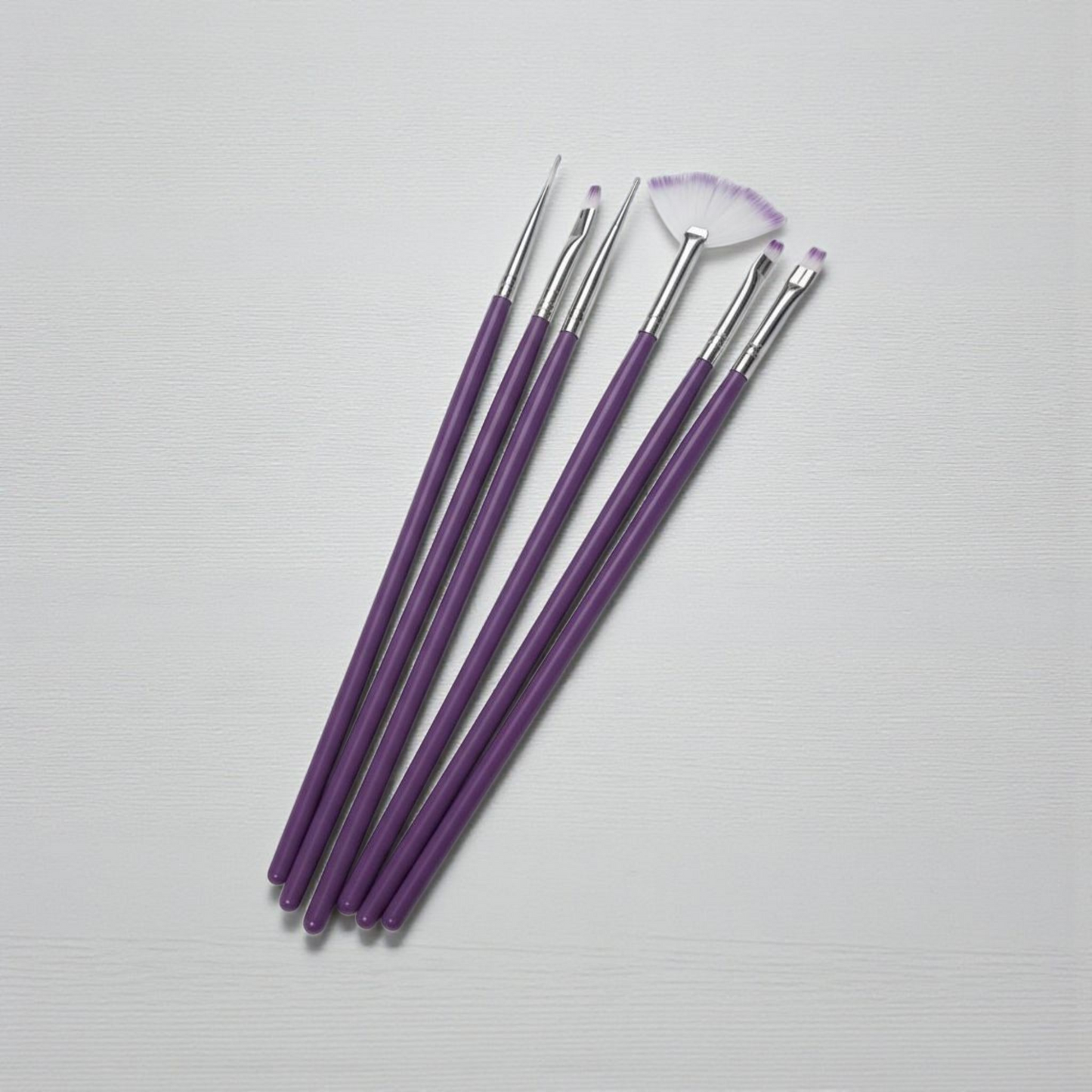 Nail Art Purple Brush 6’s