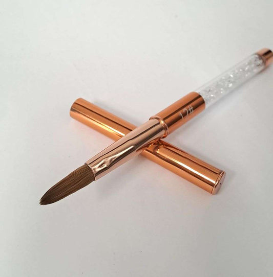 Rose Gold #12 Acrylic Brush