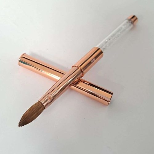 Rose Gold #8 Acrylic Brush