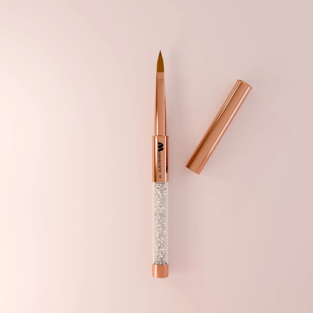 # 8 Maskscara Rose Gold Acrylic Brush