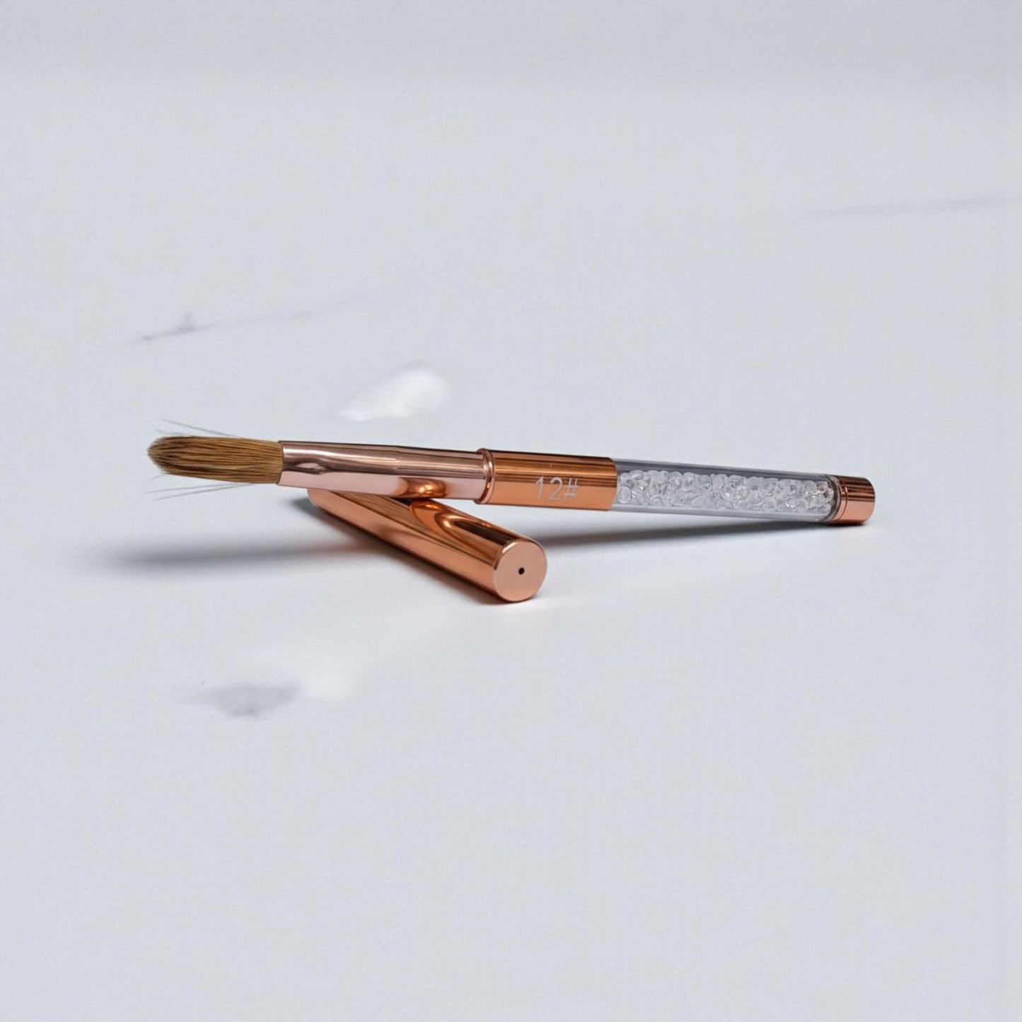 Rose Gold #12 Acrylic Brush