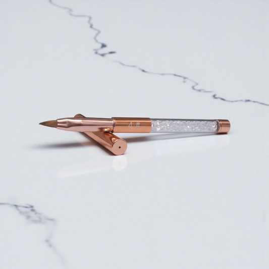 Rose Gold #4 Acrylic Brush