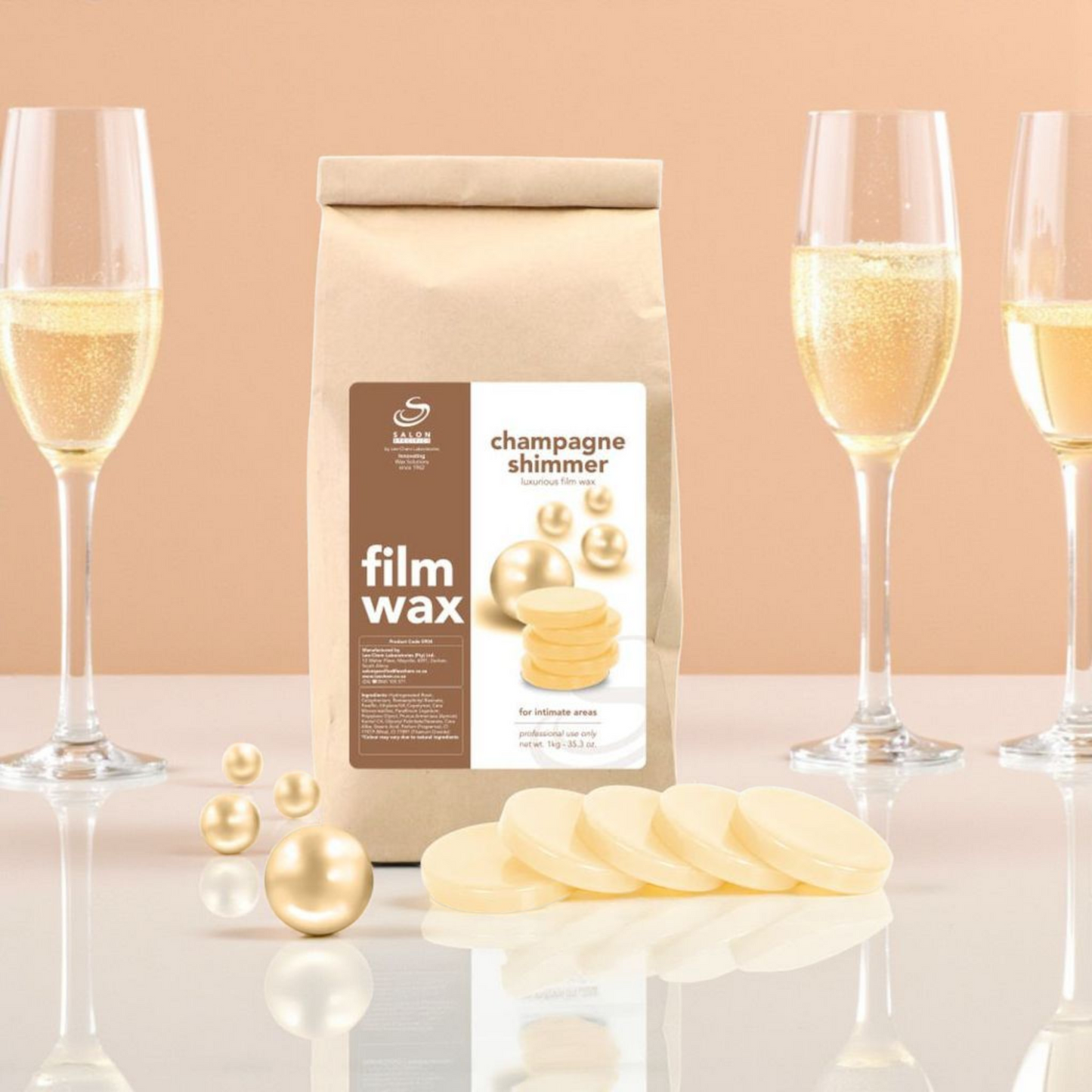 Salon Specifics Film Wax Champagne Shimmer 1kg