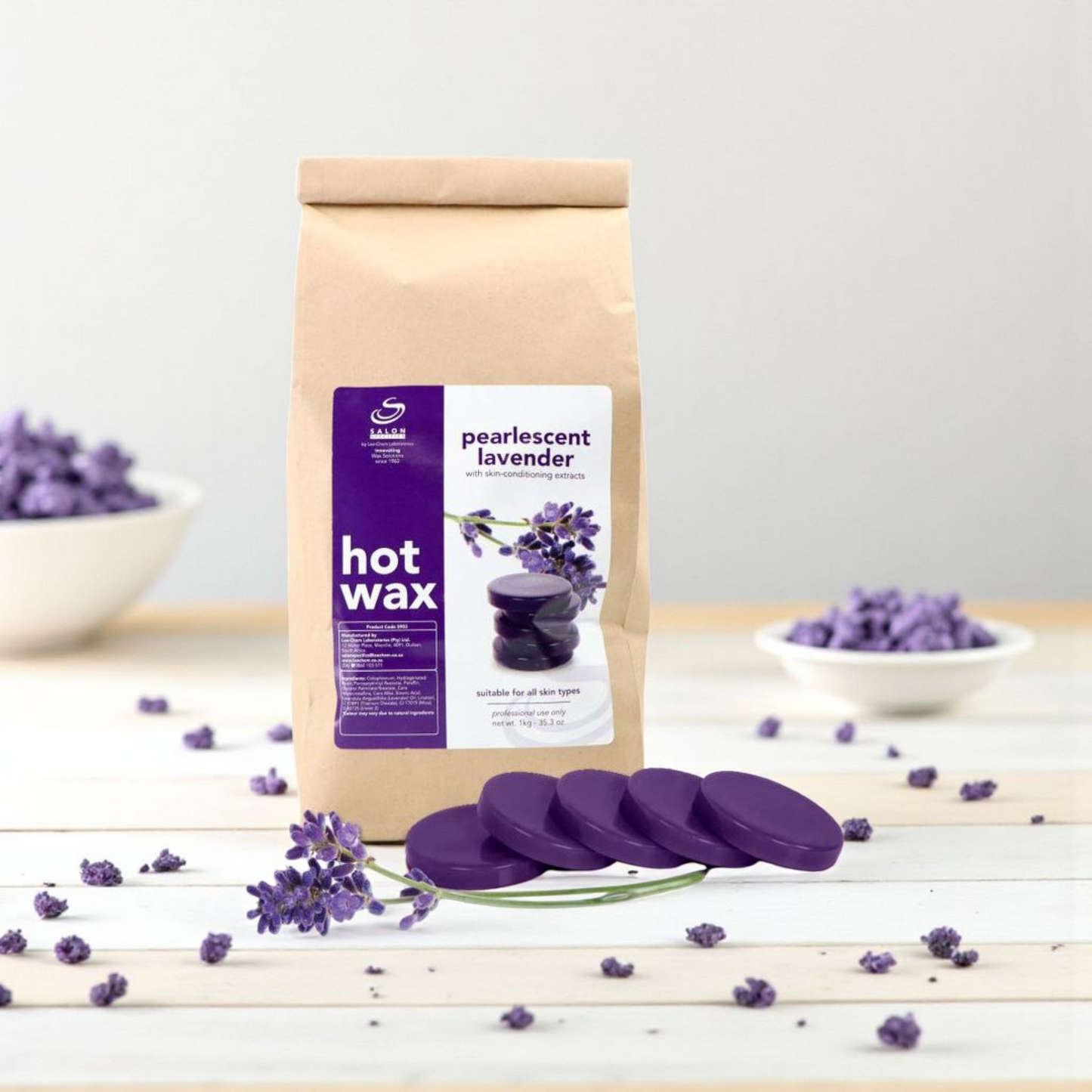 Salon Specifics Hot Wax Pearl Lavender 1kg