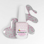 Non-Wipe Top Coat - Pink Hearts CLEARANCE SALE