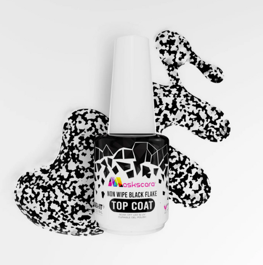 Non Wipe Top Coat - Black Flake CLEARANCE SALE