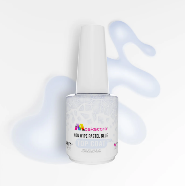 Non-Wipe Pastel Topcoat - Blue CLEARANCE SALE