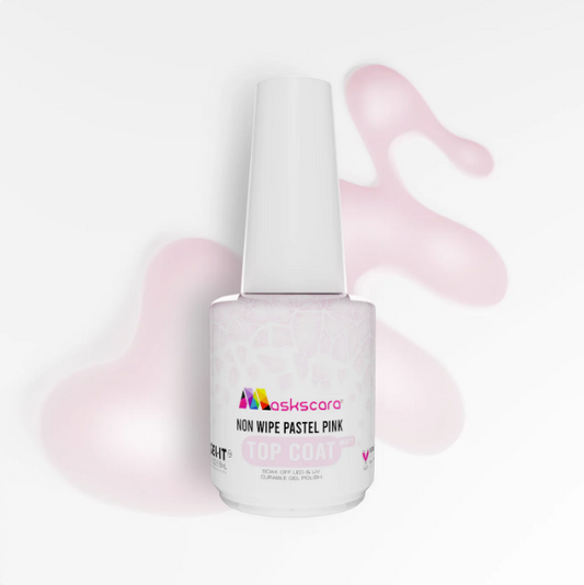 Non-Wipe Pastel Topcoat - Pink CLEARANCE SALE