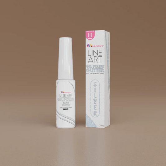 Line Art Gel 7ml - Silver Glitter