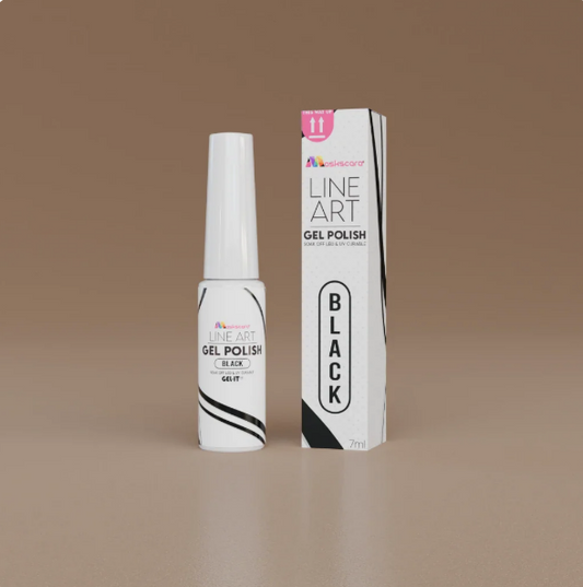 Line Art Gel 7ml - Black