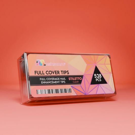 Full Cover Clear Stiletto Long Tips CLEARANCE SALE
