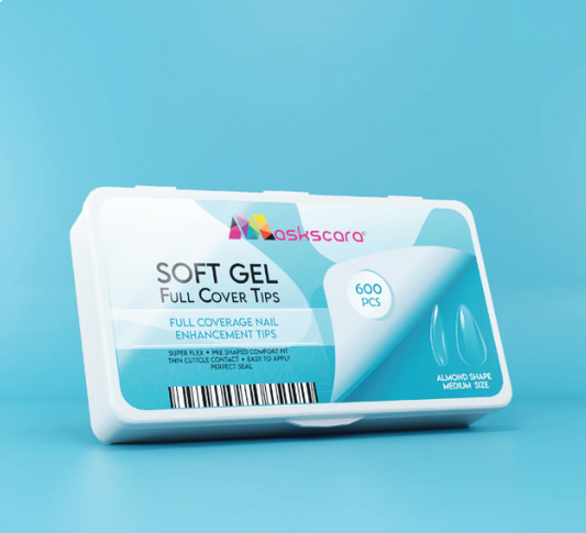 Soft Gel Tips - Full Cover (Almond Medium) CLEARANCE SALE