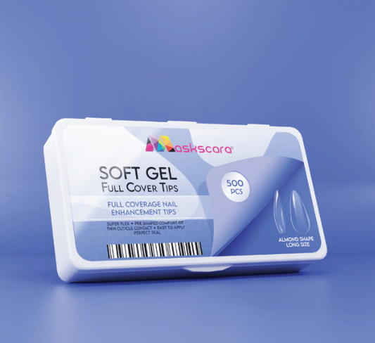 Soft Gel Tips - Full Cover (Almond Long) CLEARANCE SALE