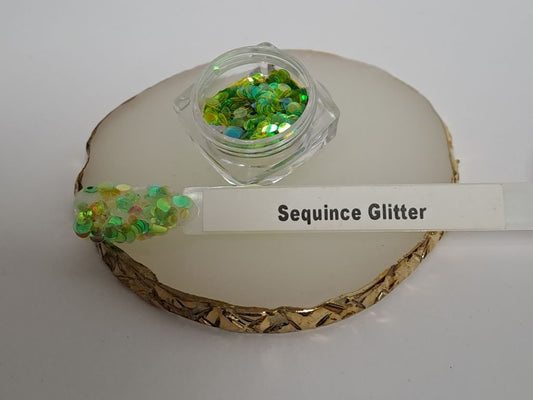 Sequince Glitter Light Green