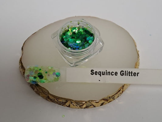 Sequince Glitter Dark Green