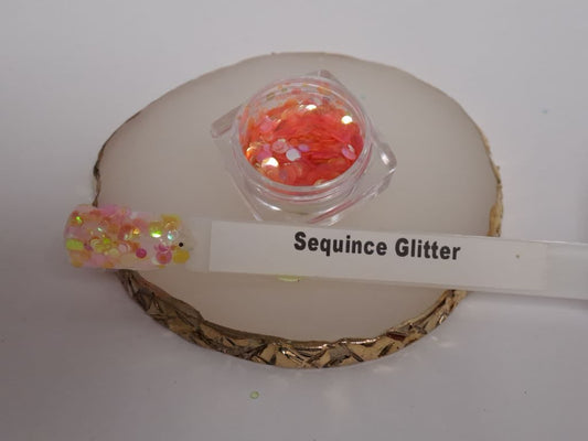 Sequince Glitter Light Orange