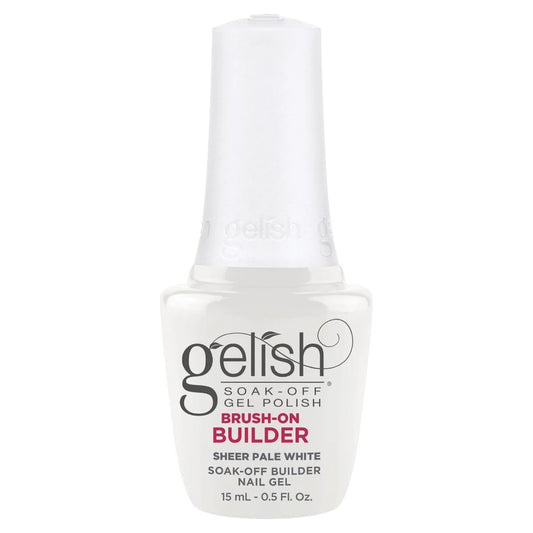 Gelish Brush On Builder Sheer Pale White Gel