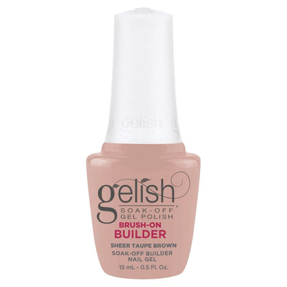 Gelish Brush On Builder Sheer Taupe Brown Gel