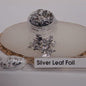 Nail Art Leaf Foil Silver