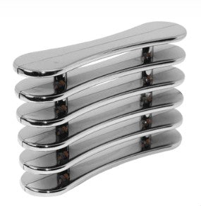 Metallic Silver Brush Rest