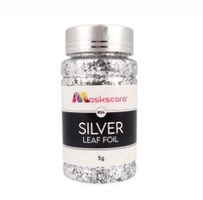 Silver -Metallic Leaf Foil pots (5G)