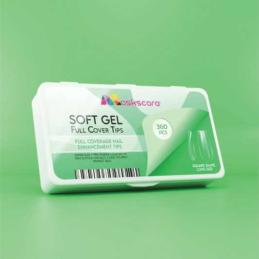 Square Long - Soft Gel Tips Full Cover