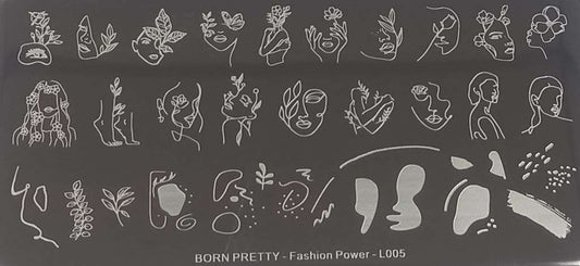 Stamping Plate Born Pretty – Fashion Power L005