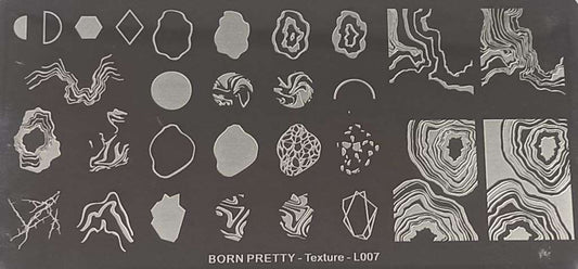 Stamping Plate Born Pretty – Texture L007