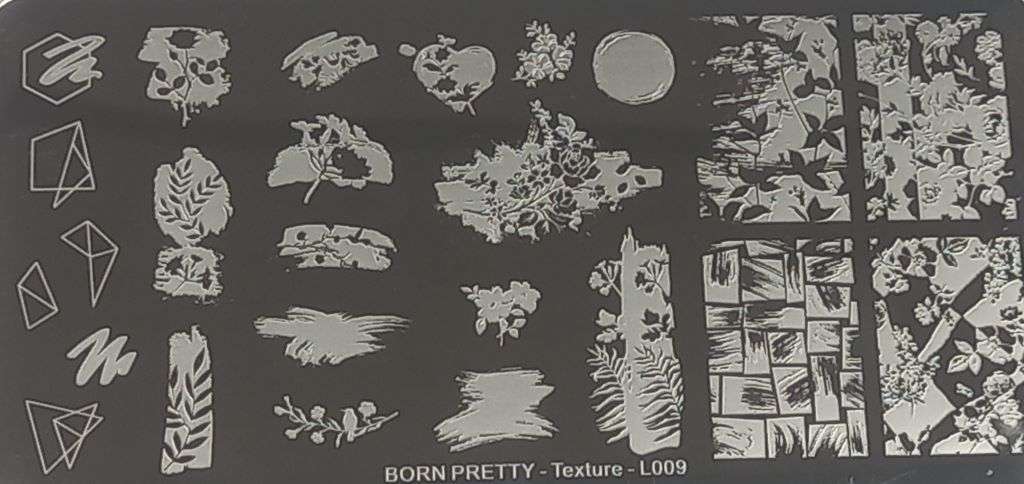 Stamping Plate Born Pretty – Texture L009