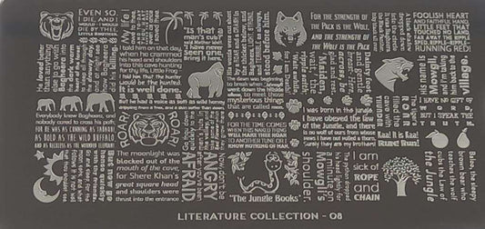 Moyou London Stamping Plate - Literature Collection 08